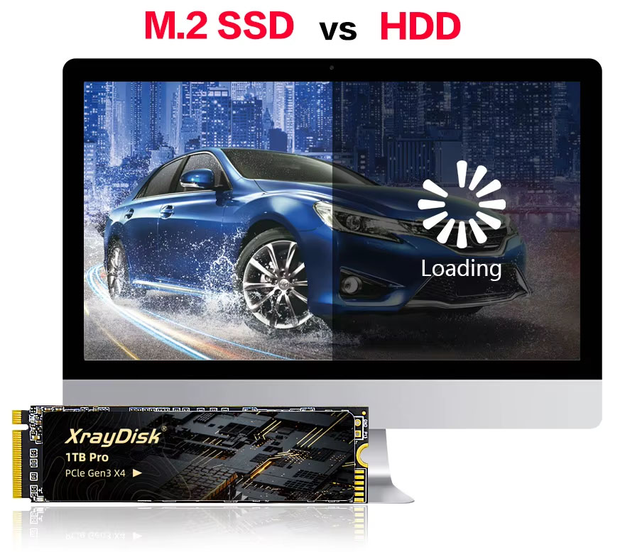 M2 NVMe SSD PCIe Gen3 x4